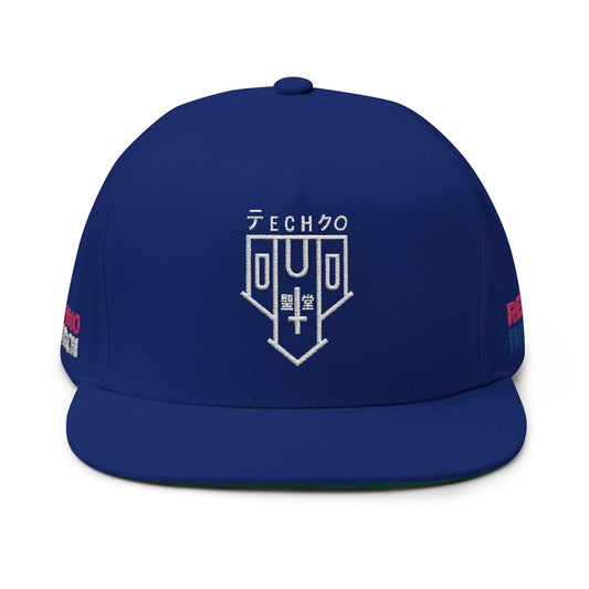 Techno Church Snapback Hat – Japanese Front Logo x REZ & Friends