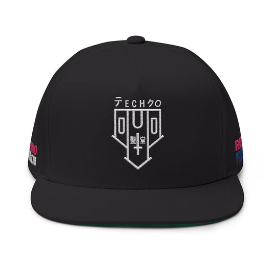 Techno Church Snapback Hat – Japanese Front Logo x REZ & Friends