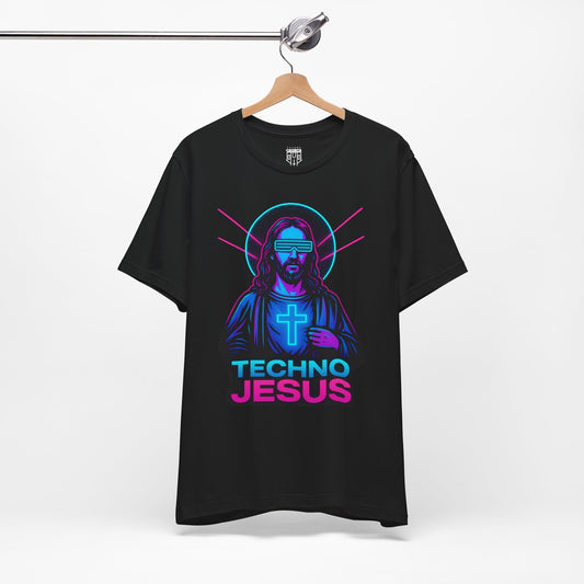 BLK Techno Jesus T-Shirt – Techno Church Edition