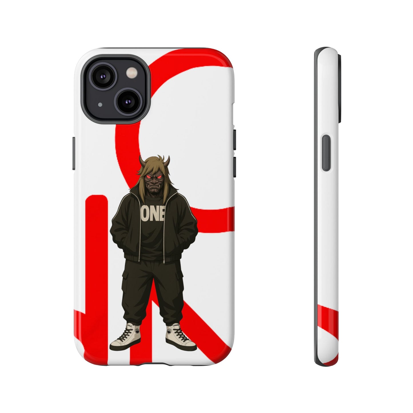 OCTAV3 ONE — Street Samurai Red Phone Case