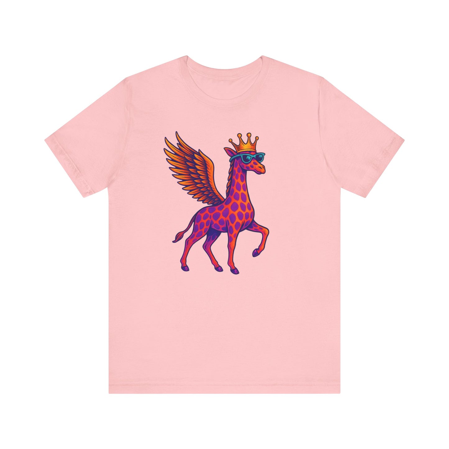 GFLY Royal T-Shirt | Crowned Flying Giraffe Graphic Tee