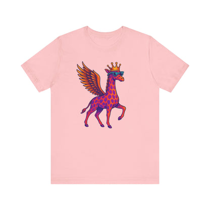 GFLY Royal T-Shirt | Crowned Flying Giraffe Graphic Tee