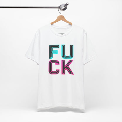 OCTAV3 F.U.C.KASALA Neon Statement T-Shirt – Bold Cyberpunk Graphic Tee