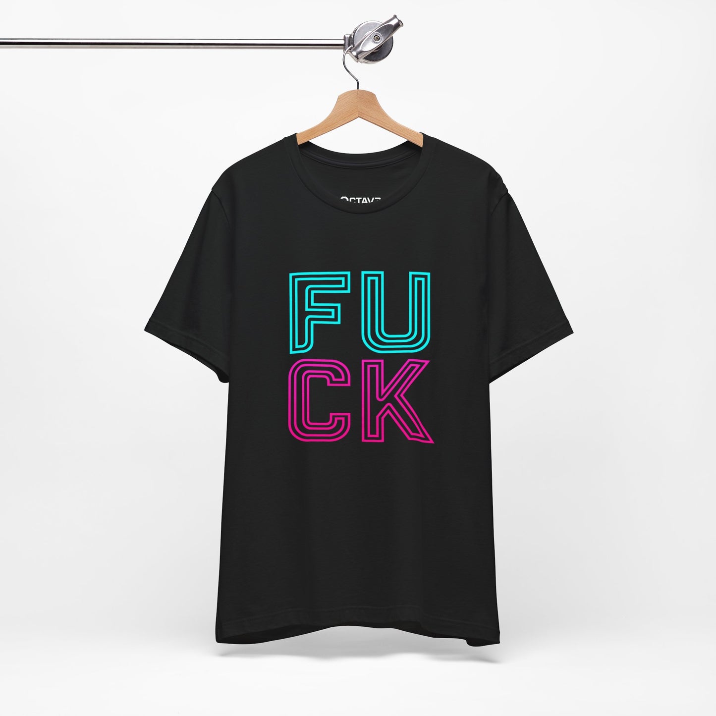 OCTAV3 F.U.C.KASALA Neon Statement T-Shirt – Bold Cyberpunk Graphic Tee