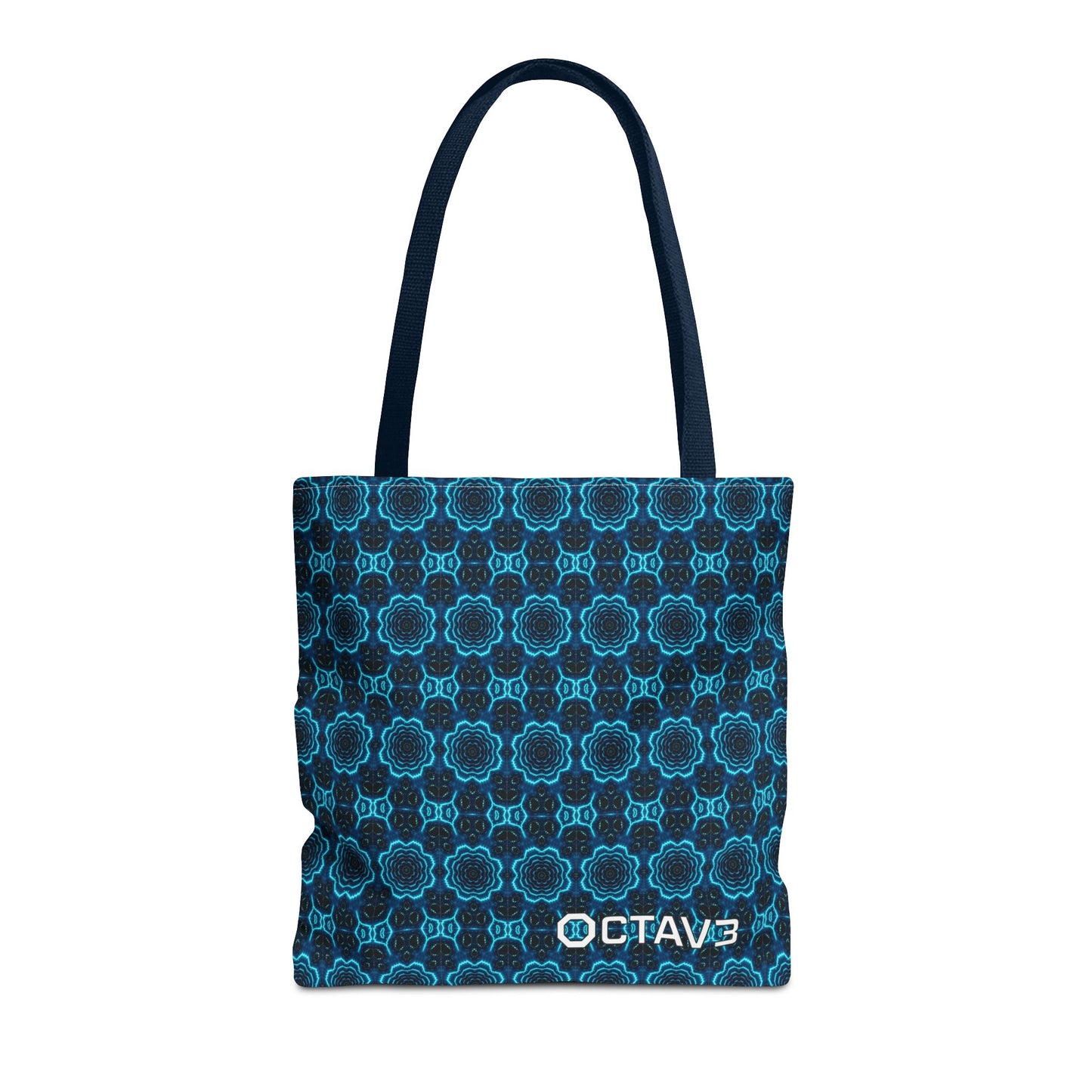 Octav3 Geometric Frequency Tote Bag - OCTAVE Pattern All-Over Print