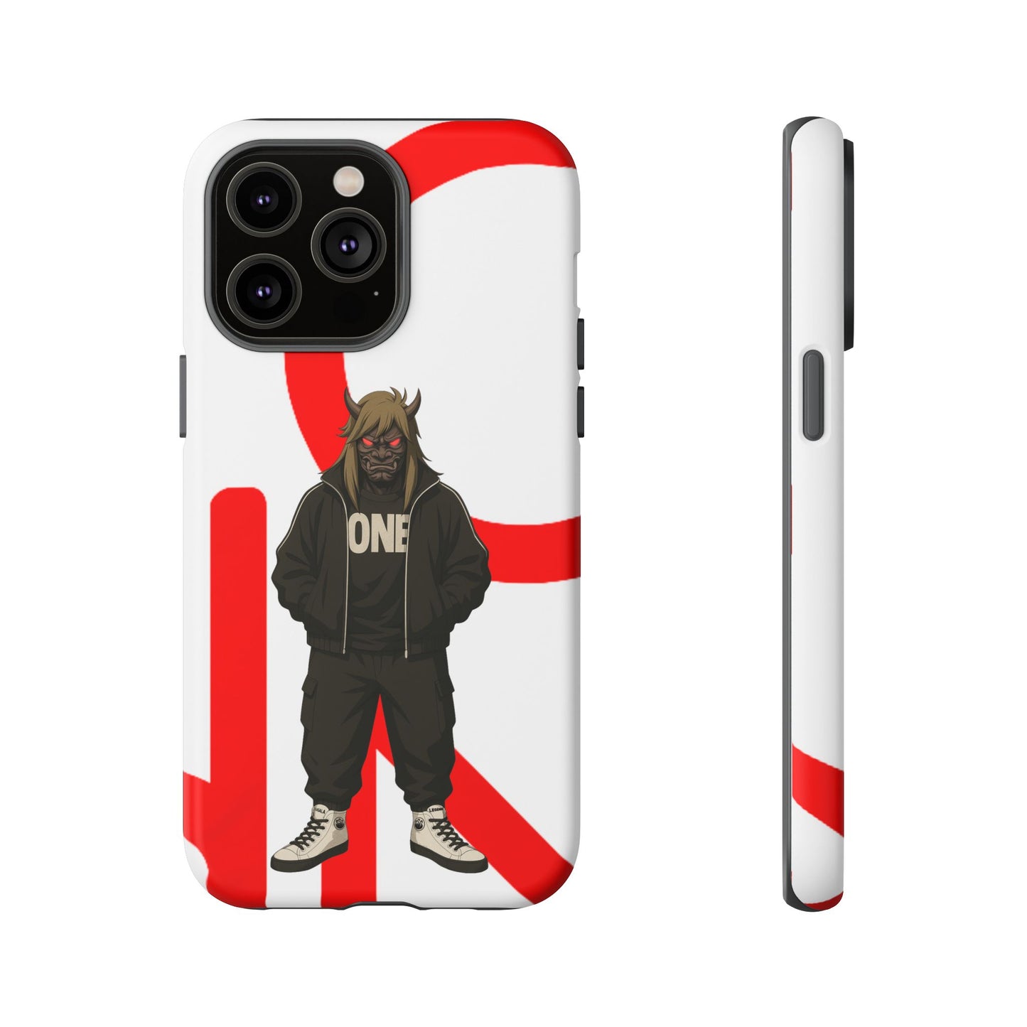 OCTAV3 ONE — Street Samurai Red Phone Case