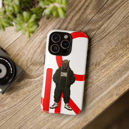 OCTAV3 ONE — Street Samurai Red Phone Case