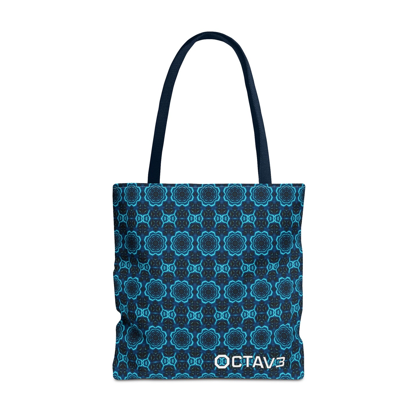 Octav3 Geometric Frequency Tote Bag - OCTAVE Pattern All-Over Print