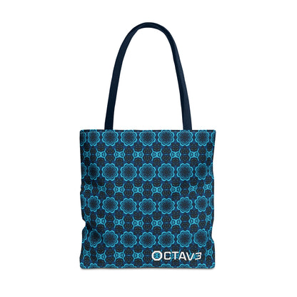Octav3 Geometric Frequency Tote Bag - OCTAVE Pattern All-Over Print
