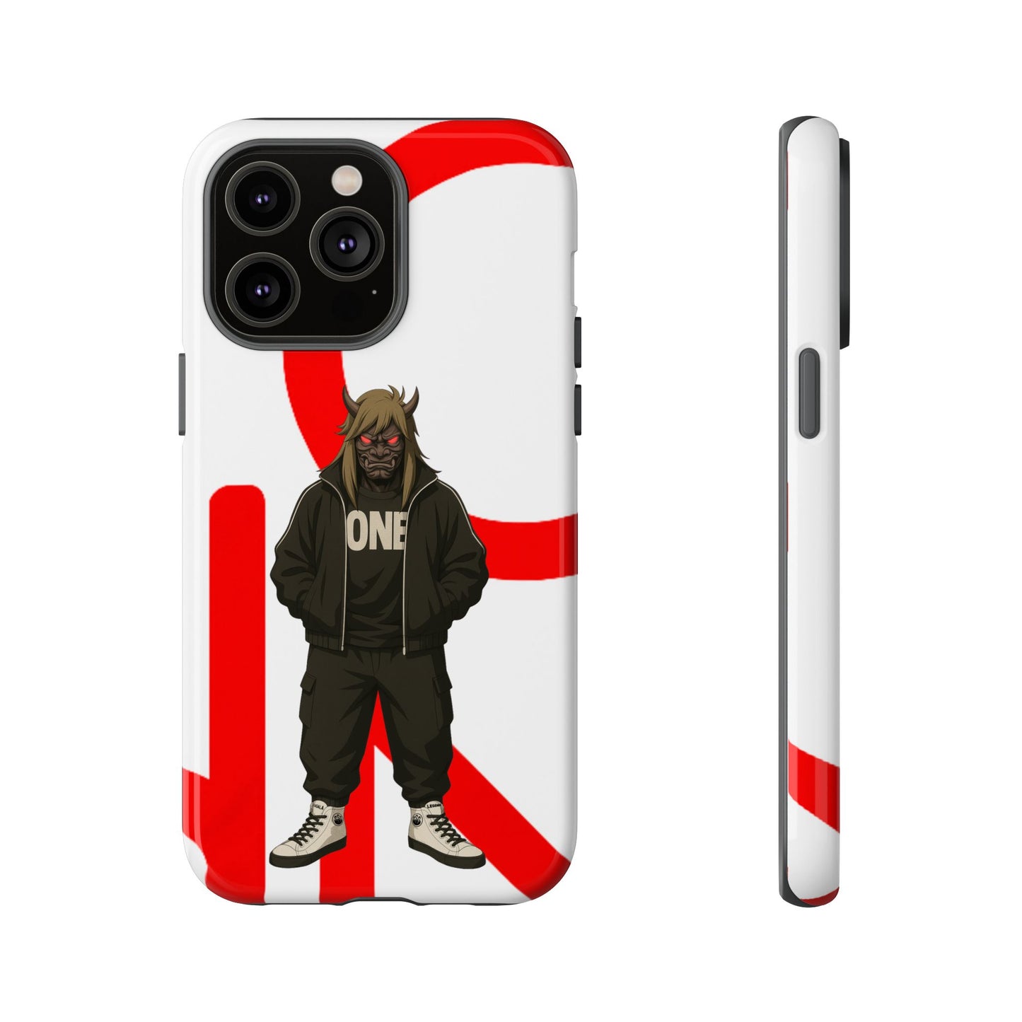 OCTAV3 ONE — Street Samurai Red Phone Case