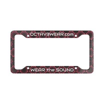OCTAV3WEAR License Plate Frame – “Wear the Sound”