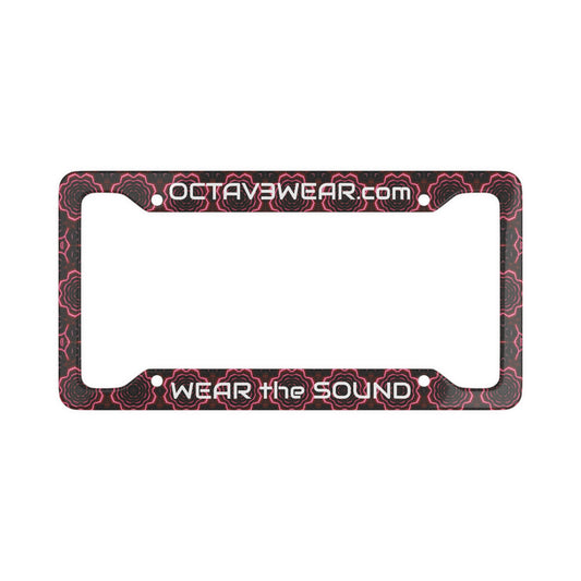 OCTAV3WEAR License Plate Frame – “Wear the Sound”