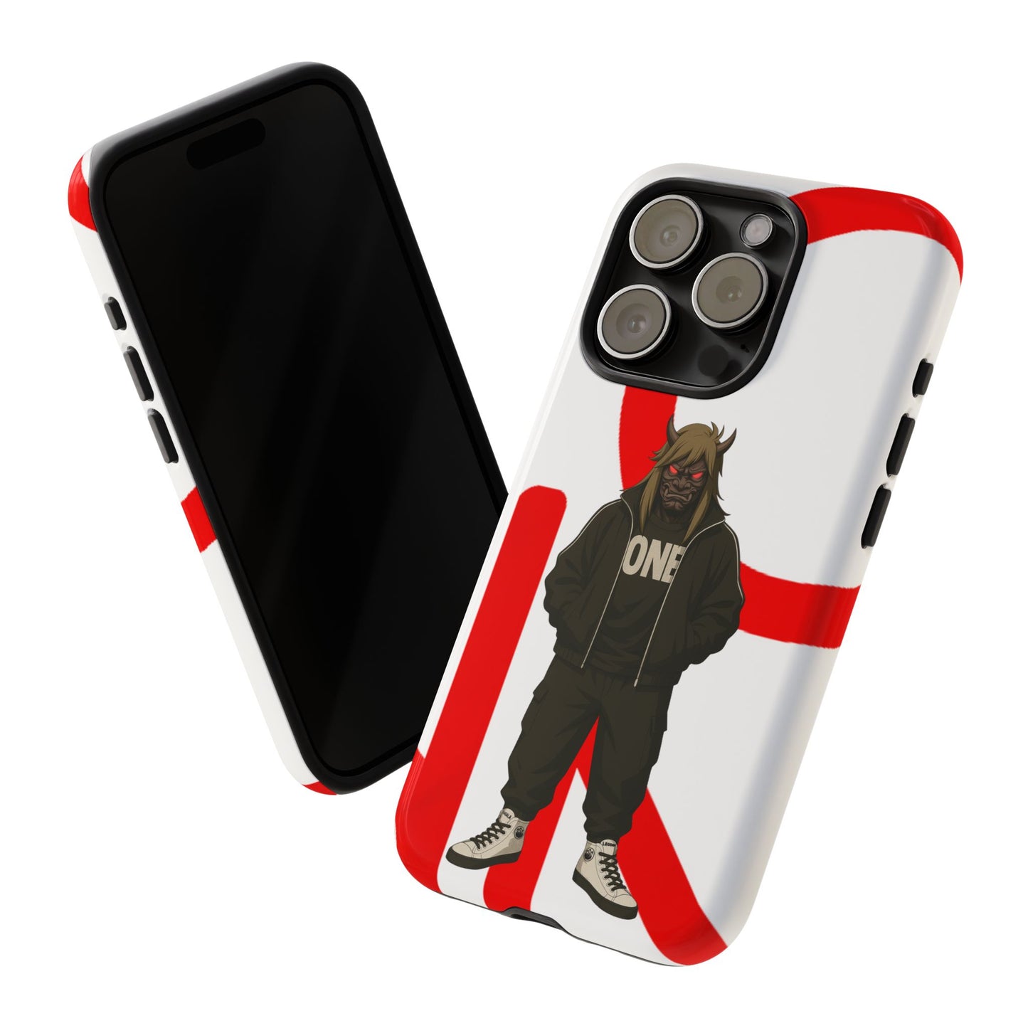 OCTAV3 ONE — Street Samurai Red Phone Case