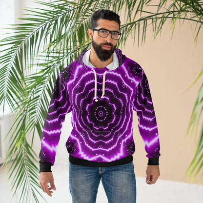 OCTAV3 “Purple Frequency” Hoodie — Custom Design • Electric Elegance Redefined