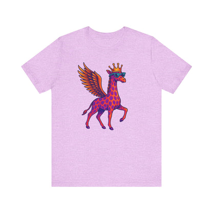 GFLY Royal T-Shirt | Crowned Flying Giraffe Graphic Tee