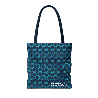 Octav3 Geometric Frequency Tote Bag - OCTAVE Pattern All-Over Print