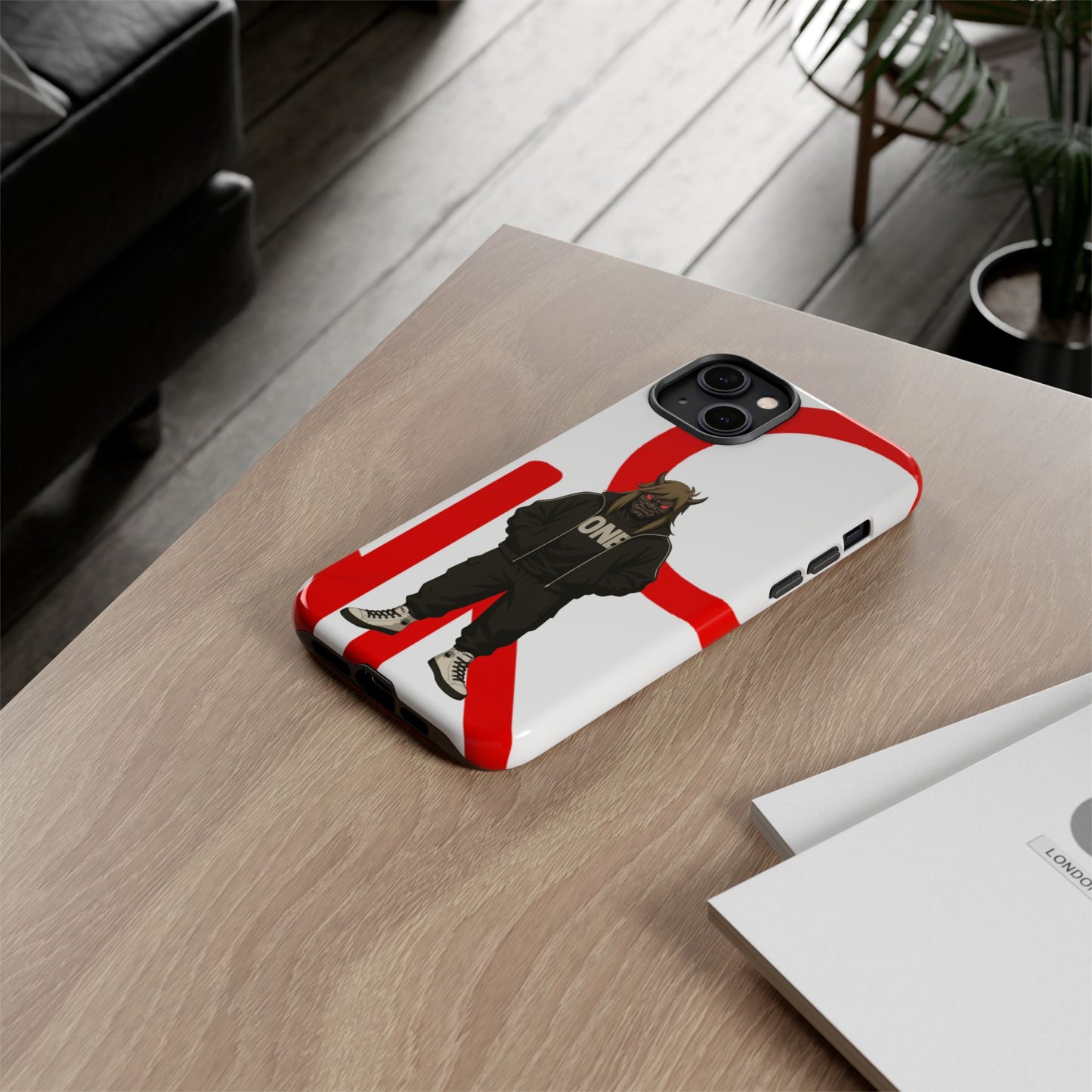 OCTAV3 ONE — Street Samurai Red Phone Case