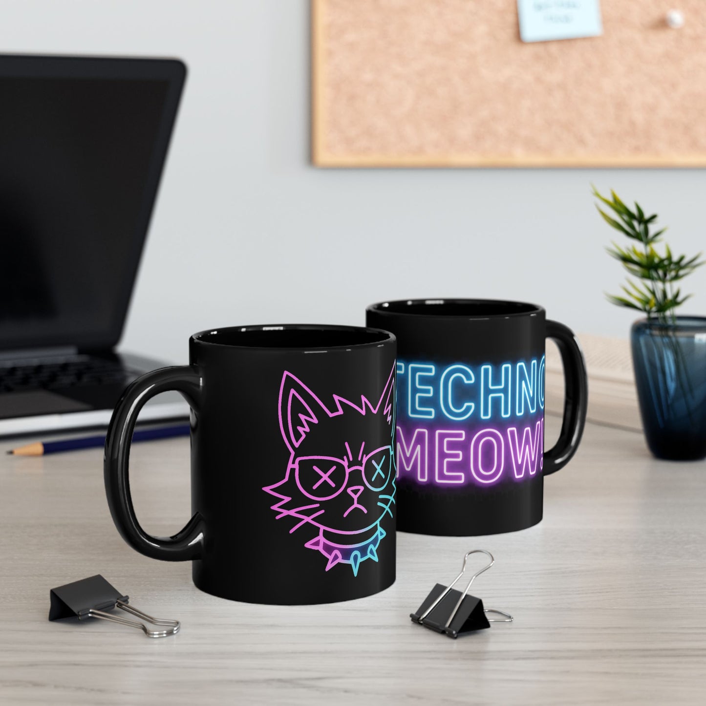 National Cat Day Drop – Techno MEOW! Mug
