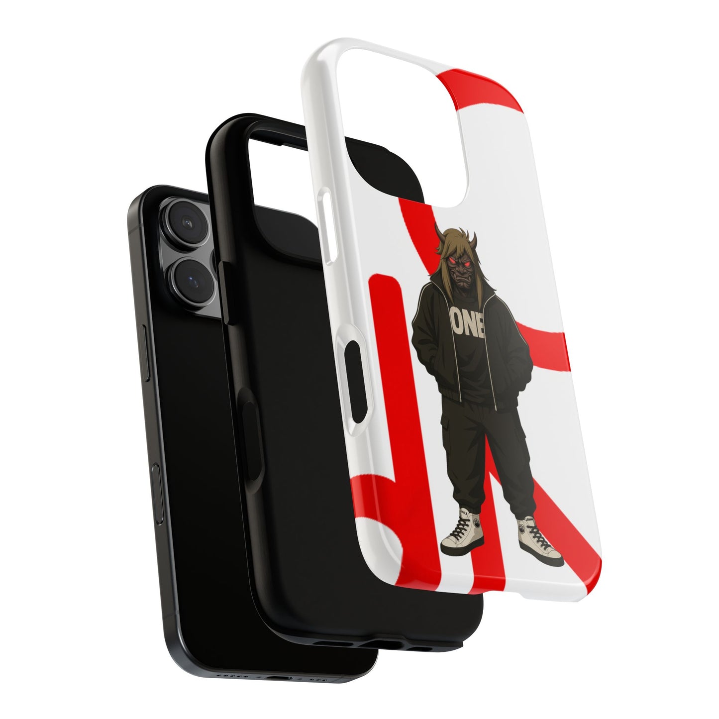 OCTAV3 ONE — Street Samurai Red Phone Case