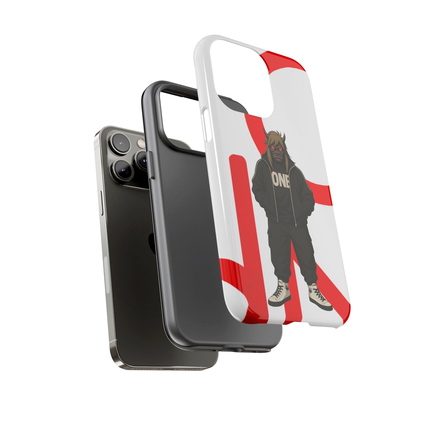 OCTAV3 ONE — Street Samurai Red Phone Case