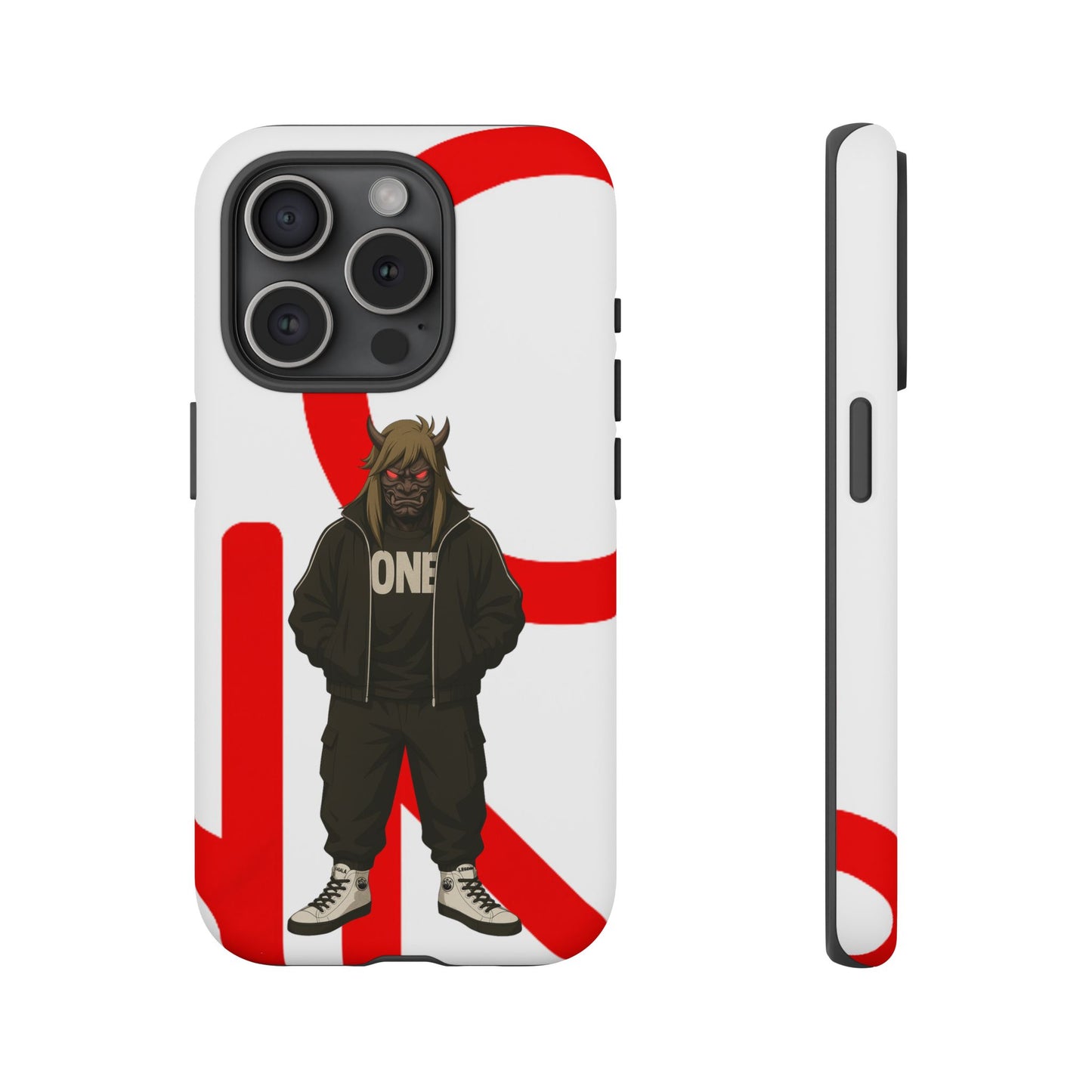 OCTAV3 ONE — Street Samurai Red Phone Case