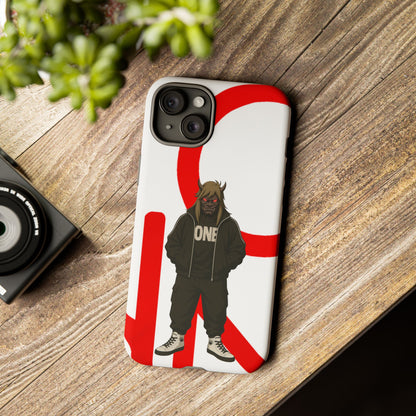 OCTAV3 ONE — Street Samurai Red Phone Case