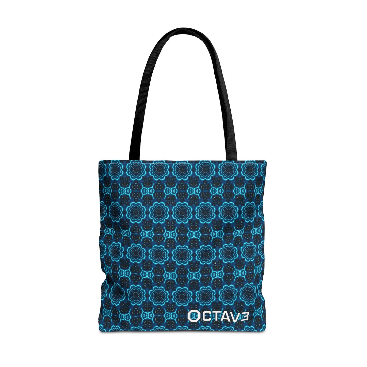 Octav3 Geometric Frequency Tote Bag - OCTAVE Pattern All-Over Print