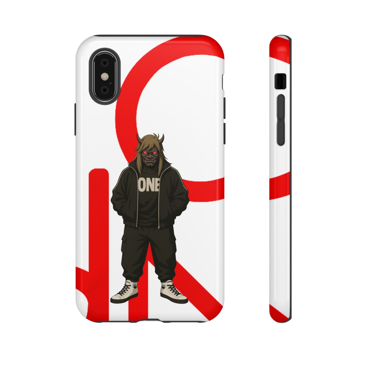 OCTAV3 ONE — Street Samurai Red Phone Case