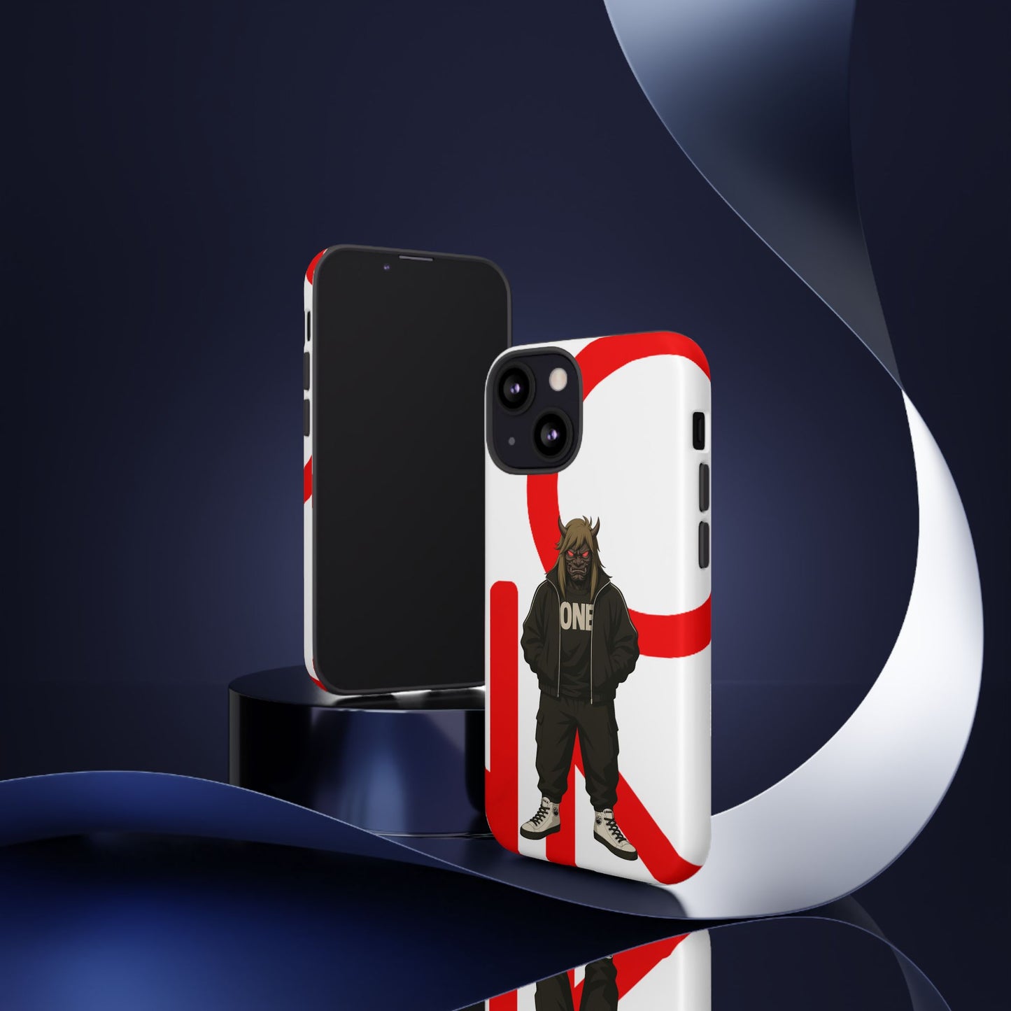 OCTAV3 ONE — Street Samurai Red Phone Case