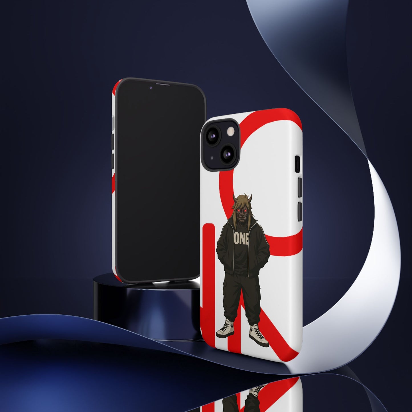 OCTAV3 ONE — Street Samurai Red Phone Case