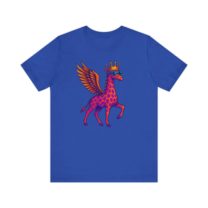 GFLY Royal T-Shirt | Crowned Flying Giraffe Graphic Tee