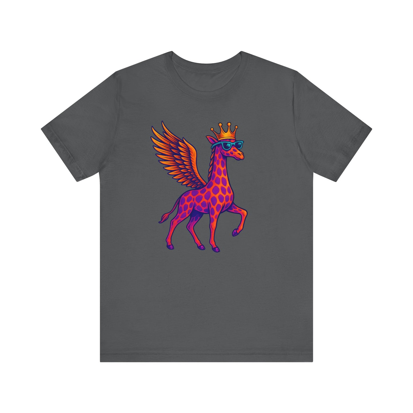 GFLY Royal T-Shirt | Crowned Flying Giraffe Graphic Tee
