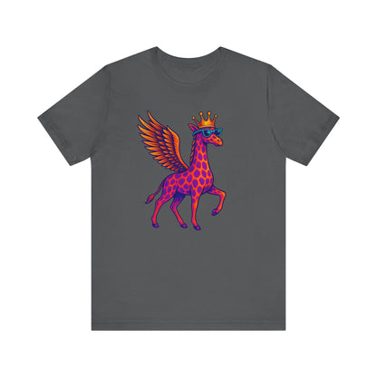 GFLY Royal T-Shirt | Crowned Flying Giraffe Graphic Tee