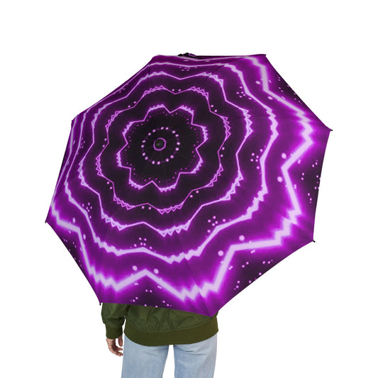 OCTAV3 “Frequency Emblem” Umbrella – Audio Purp Glow