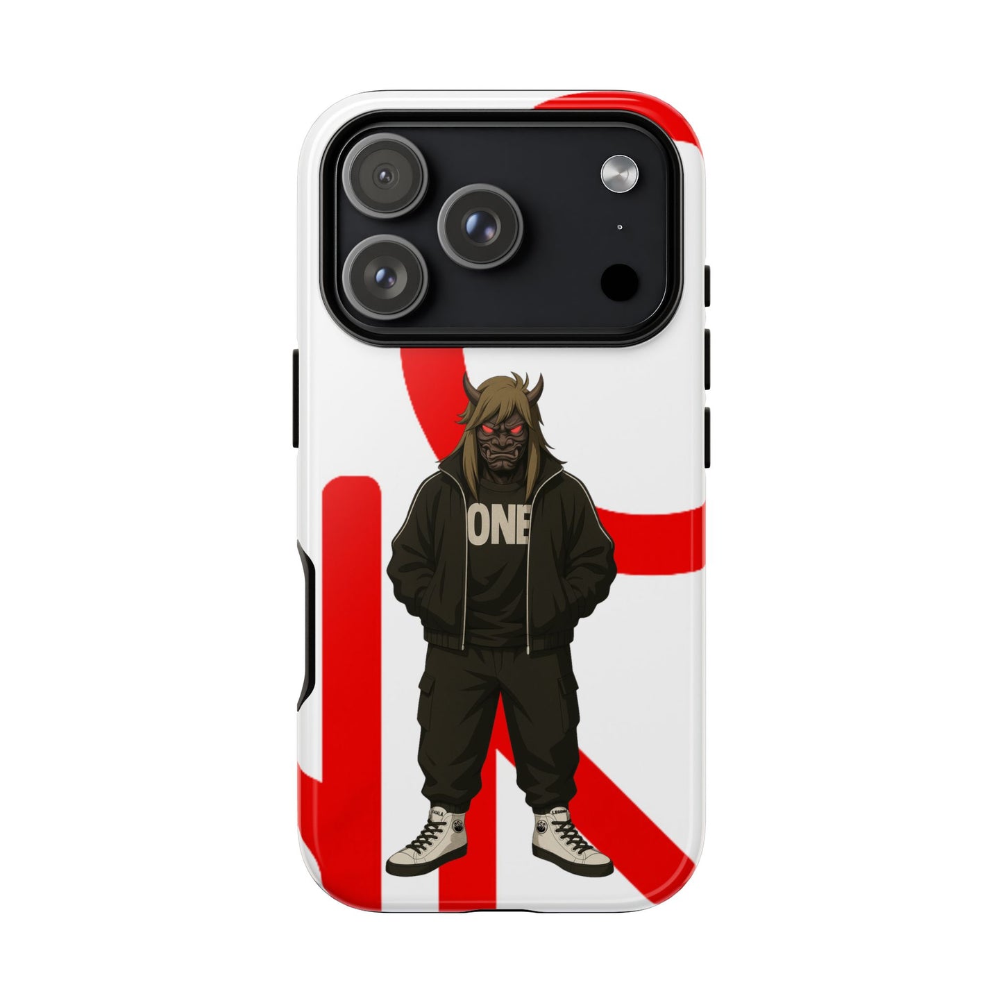OCTAV3 ONE — Street Samurai Red Phone Case