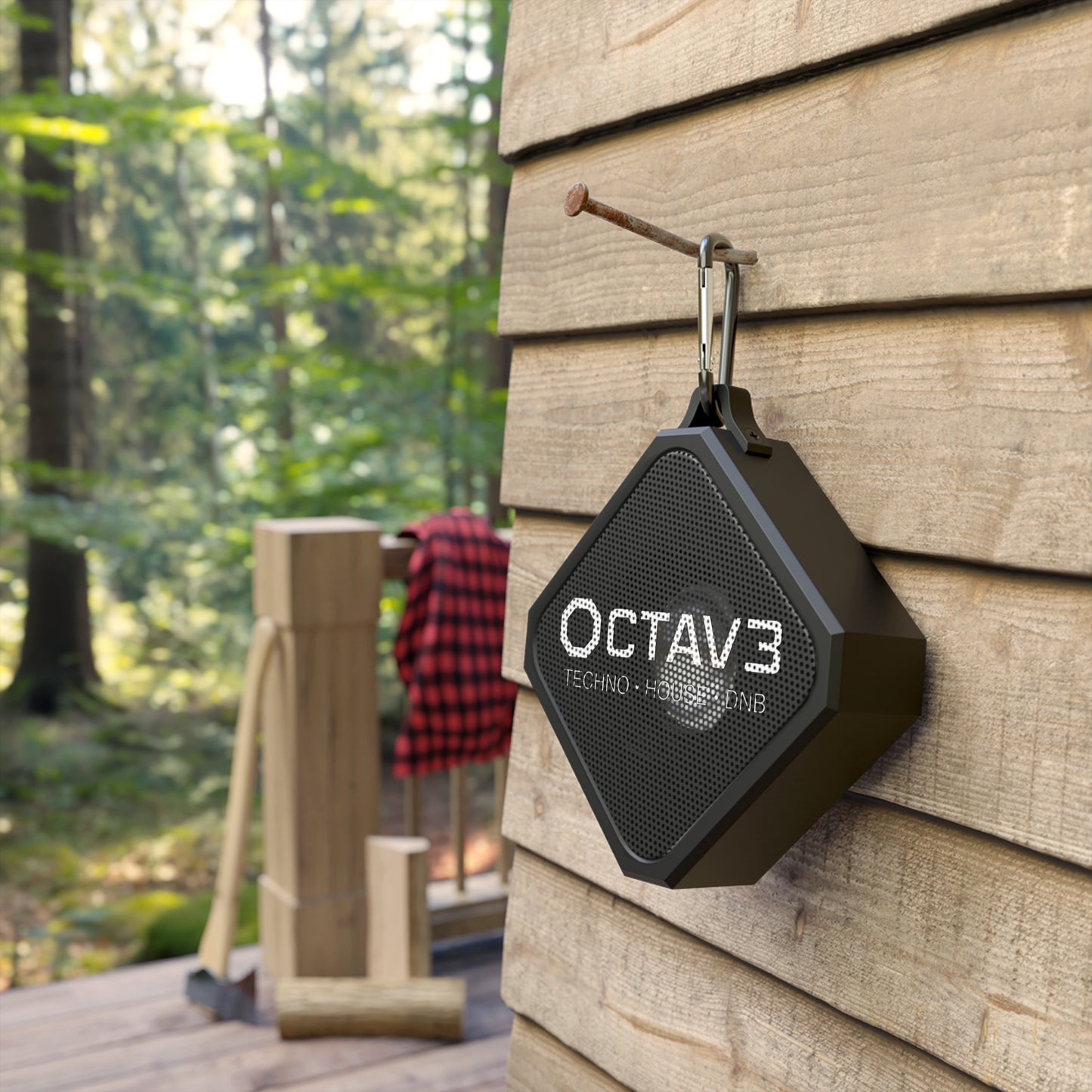 OCTAV3 “Blackwater” Outdoor Bluetooth Speaker – Rugged Waterproof Techno/DnB Edition