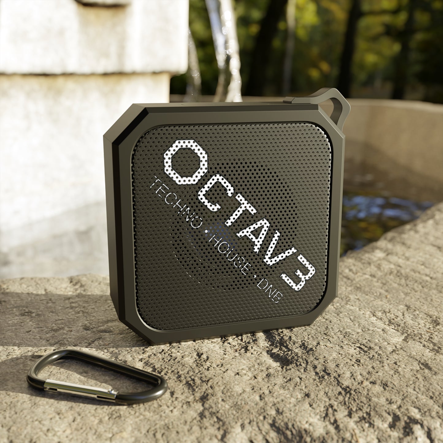 OCTAV3 “Blackwater” Outdoor Bluetooth Speaker – Rugged Waterproof Techno/DnB Edition