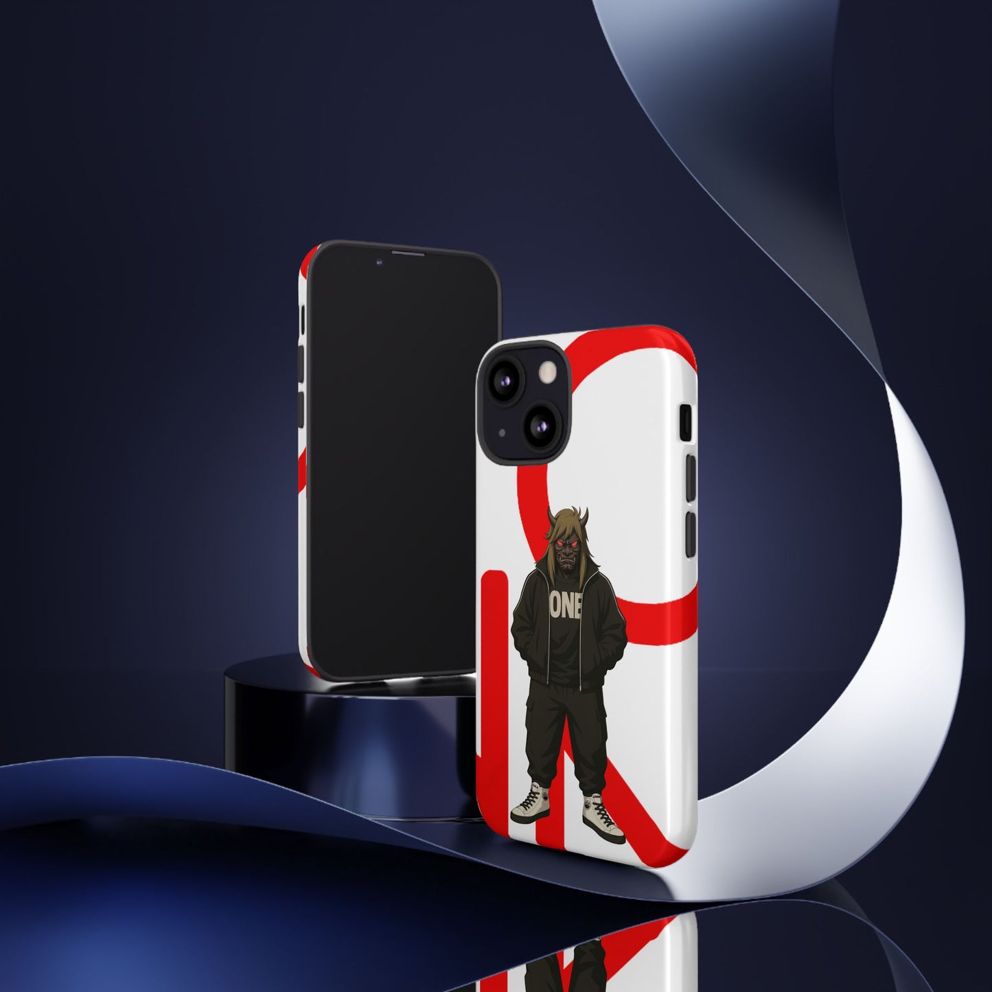 OCTAV3 ONE — Street Samurai Red Phone Case