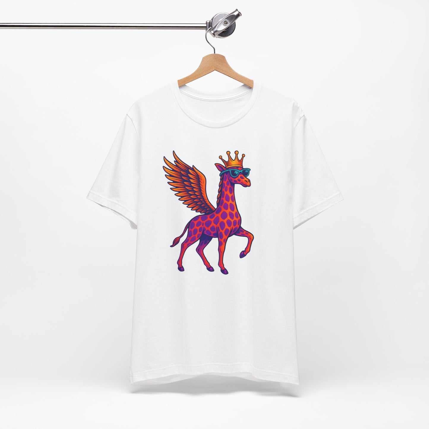 GFLY Royal T-Shirt | Crowned Flying Giraffe Graphic Tee