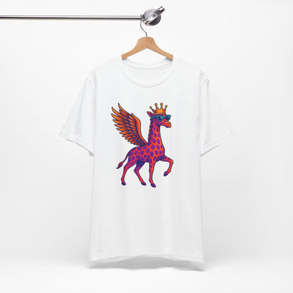 GFLY Royal T-Shirt | Crowned Flying Giraffe Graphic Tee