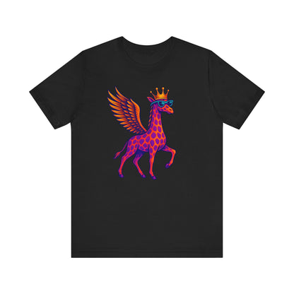 GFLY Royal T-Shirt | Crowned Flying Giraffe Graphic Tee