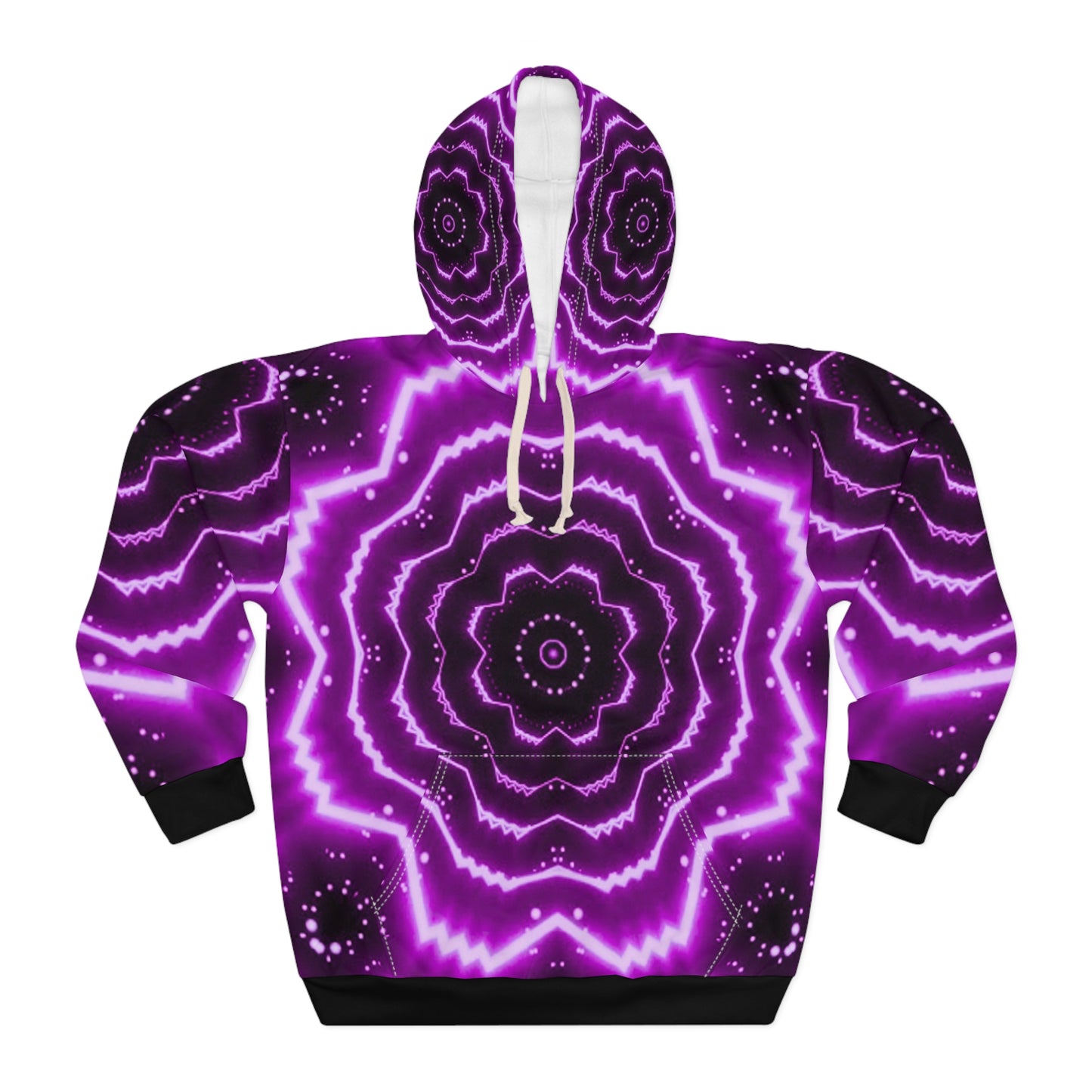 OCTAV3 “Purple Frequency” Hoodie — Custom Design • Electric Elegance Redefined