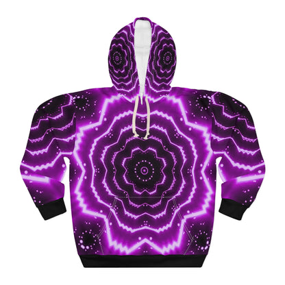 OCTAV3 “Purple Frequency” Hoodie — Custom Design • Electric Elegance Redefined