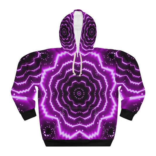 OCTAV3 “Purple Frequency” Hoodie — Custom Design • Electric Elegance Redefined