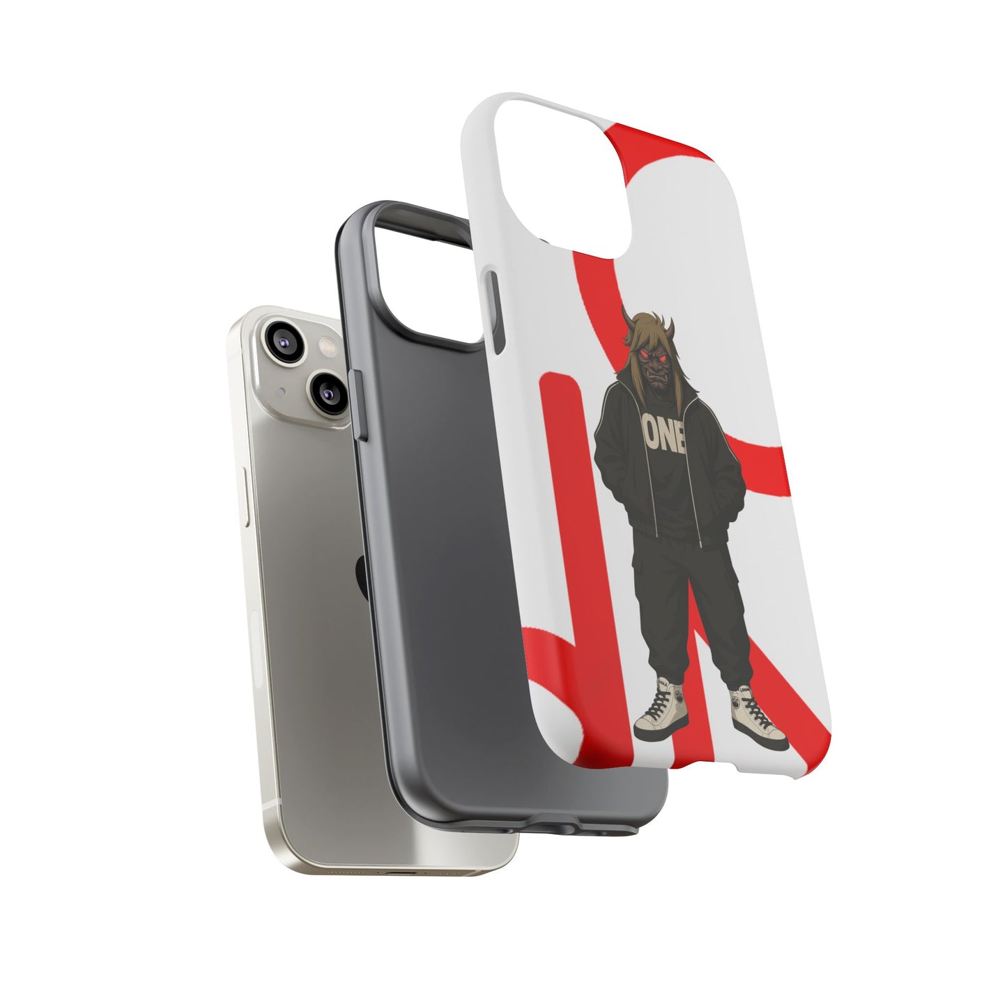 OCTAV3 ONE — Street Samurai Red Phone Case