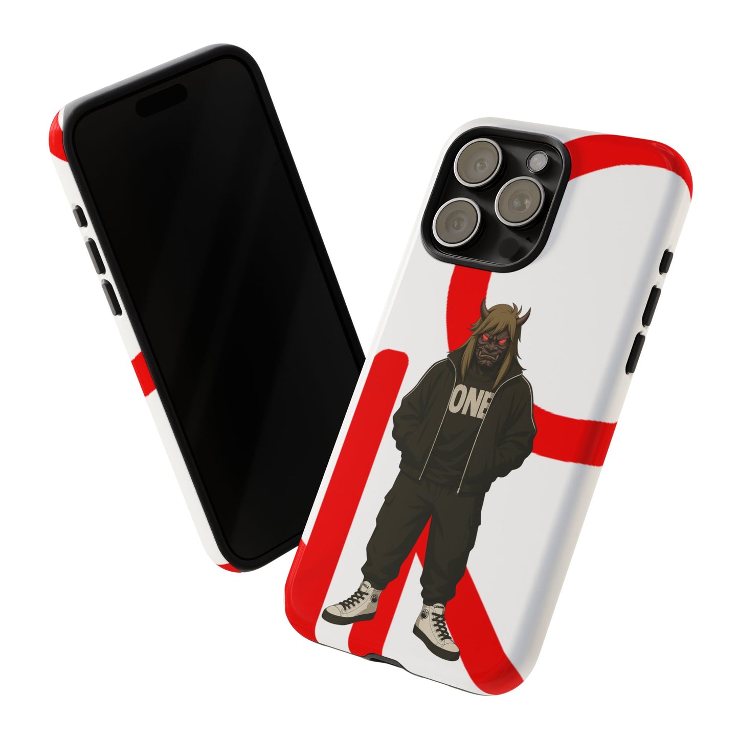 OCTAV3 ONE — Street Samurai Red Phone Case