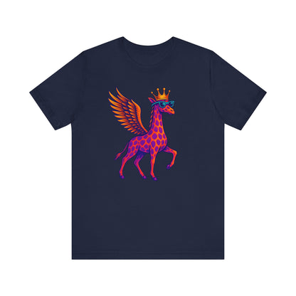 GFLY Royal T-Shirt | Crowned Flying Giraffe Graphic Tee