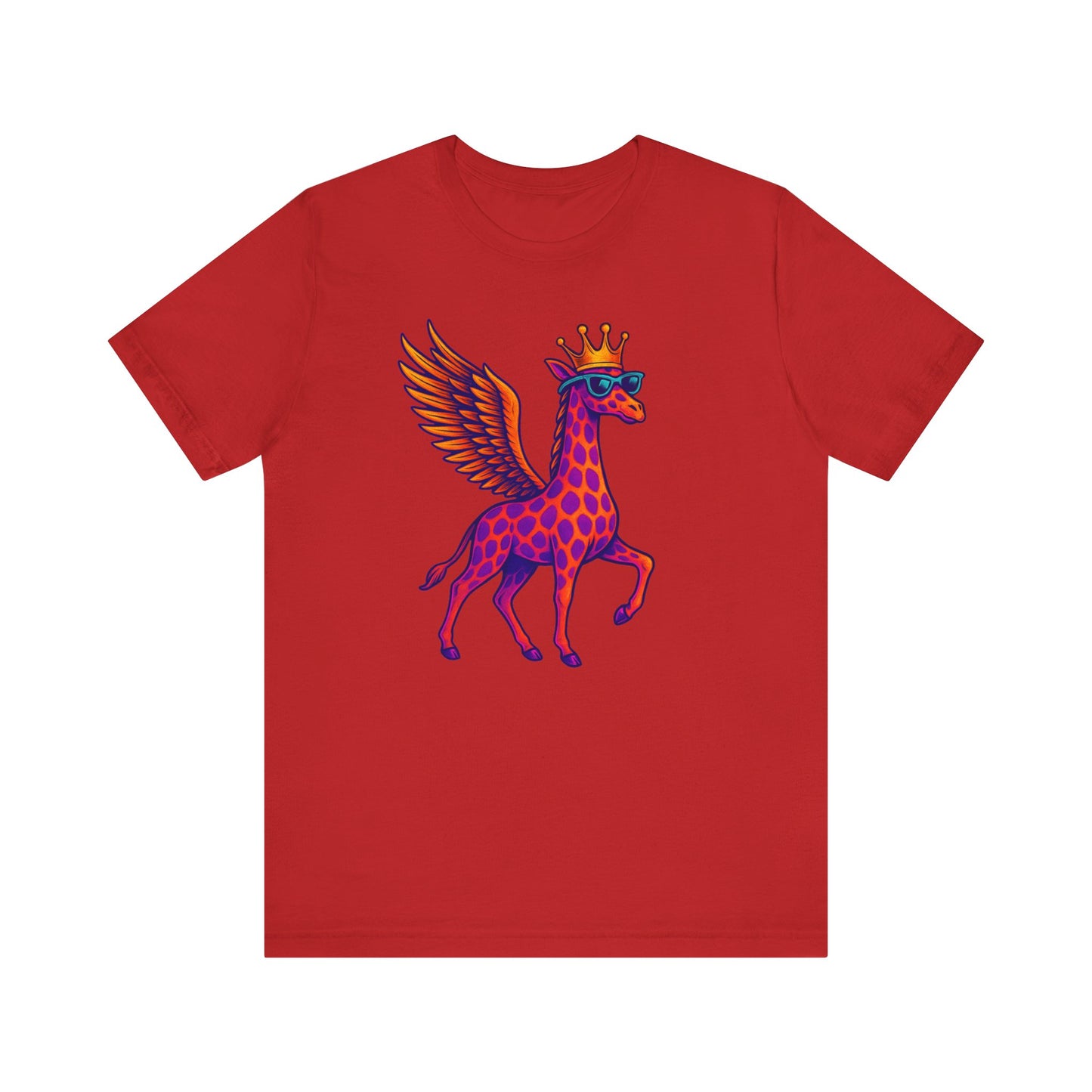 GFLY Royal T-Shirt | Crowned Flying Giraffe Graphic Tee