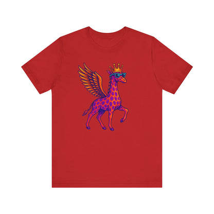 GFLY Royal T-Shirt | Crowned Flying Giraffe Graphic Tee