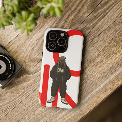 OCTAV3 ONE — Street Samurai Red Phone Case